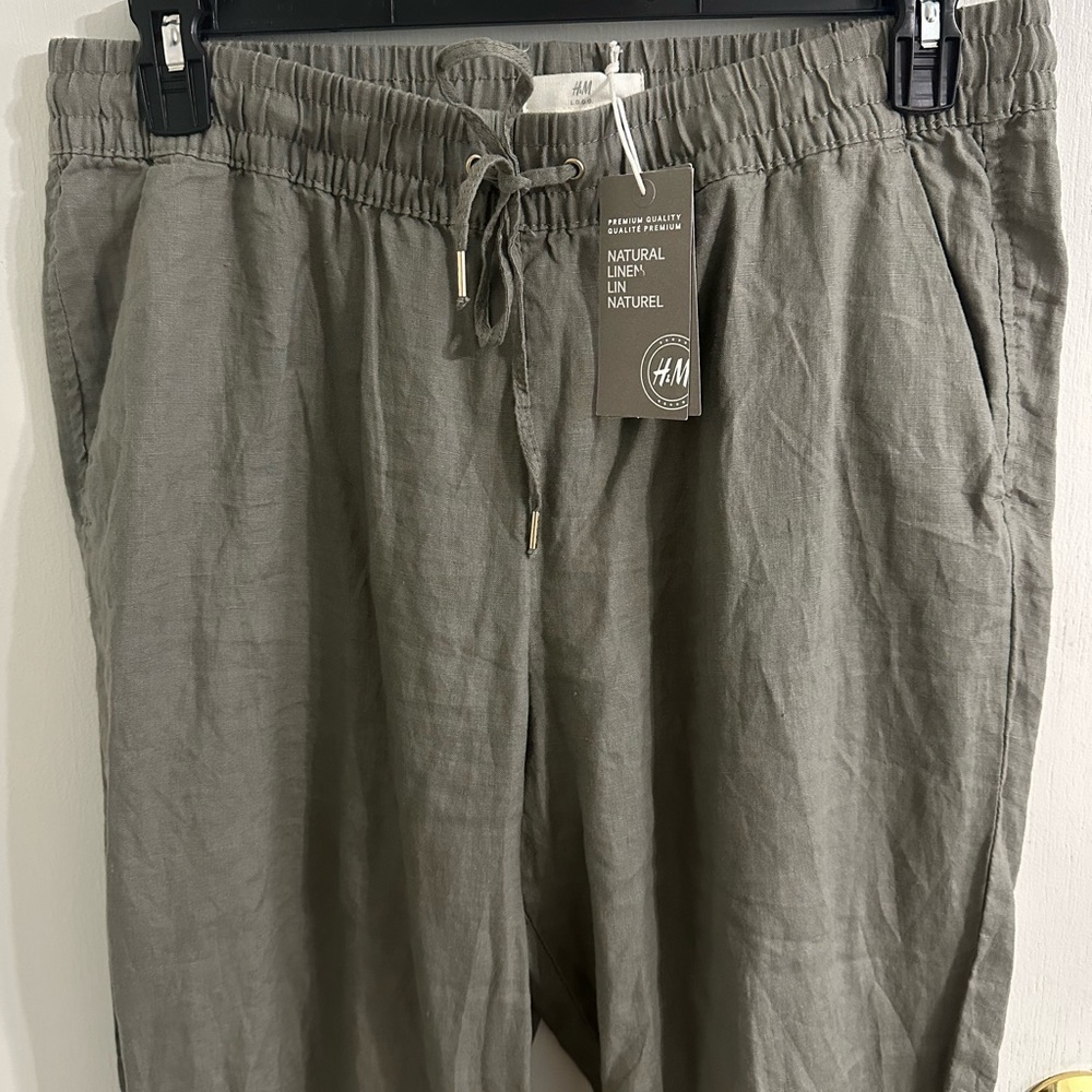 BNWT H&M Linen Drawstring Pants - Picture 4 of 4